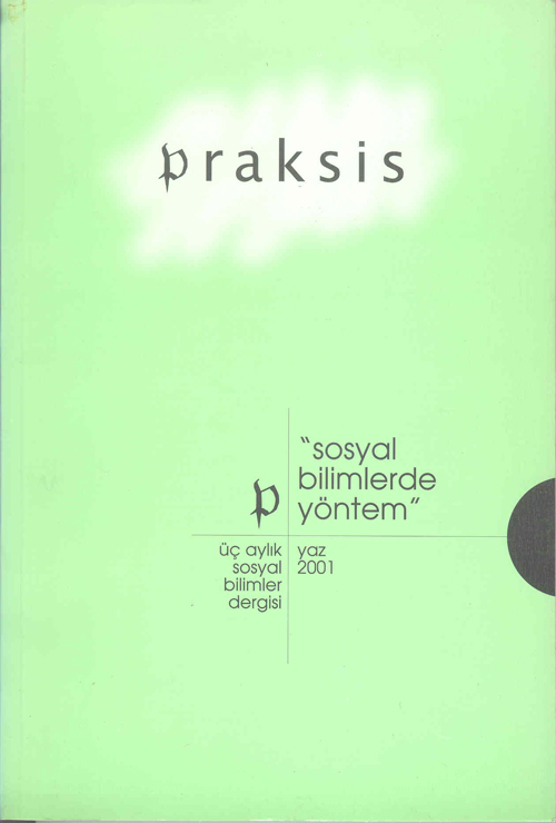 Praksis Sayı 3 - Sosyal Bilimlerde Yöntem